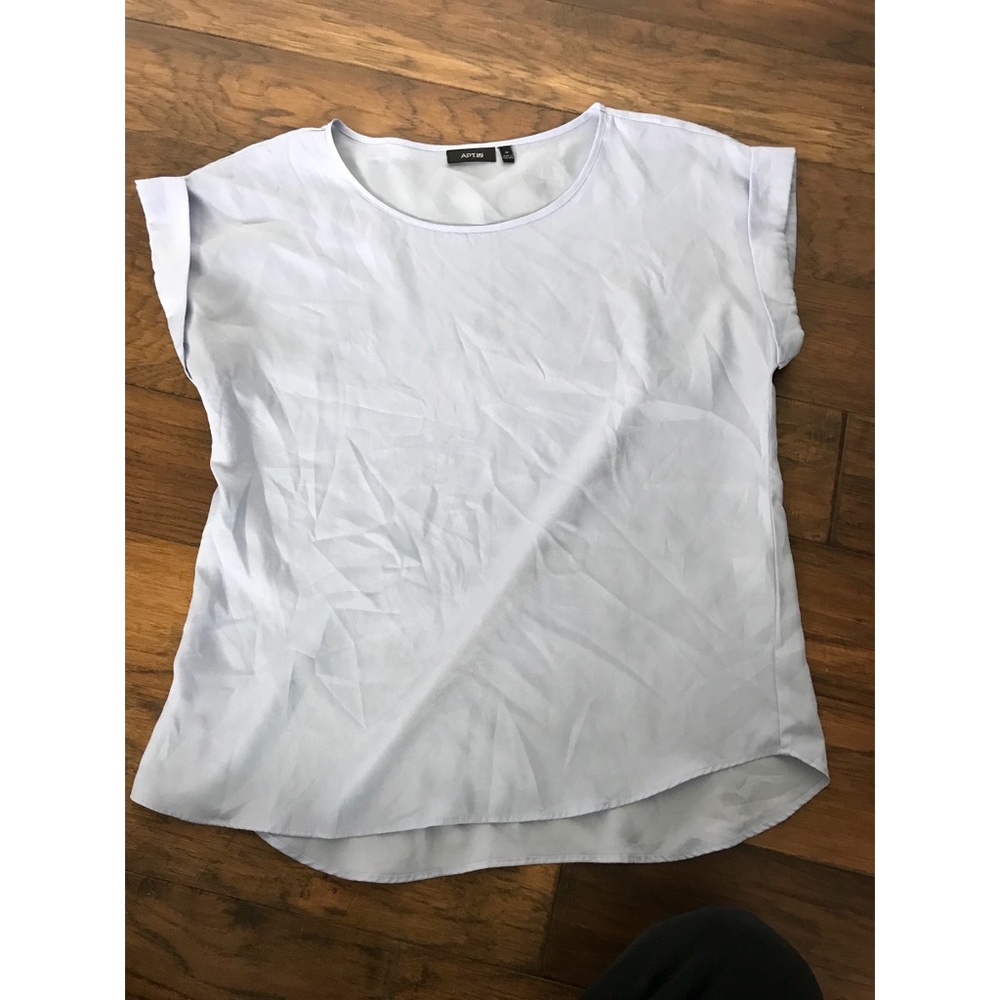 Silk purple shirt